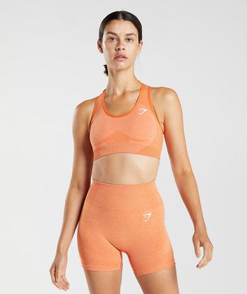 Staniki Sportowe Damskie Gymshark Vital Seamless 2.0 Morelowe Pomarańczowe | PL 3002JPQ